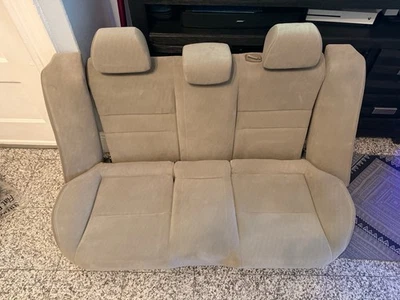 Asientos traseros Honda Civic Sedán 2011 LX beige limpios sin agujeros OEM Foto 1 de 4