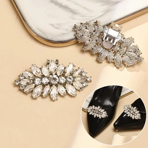 Shoe Accessory Shoe Clip Shiny Decoration Clips Shoes Decoration Shoe Buckle - Picture 1 of 18