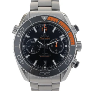 OMEGA Seamaster Planet Ocean Chrono 215.30.46.51.01.002 Blk 45mm Watch Full Set - Picture 1 of 9