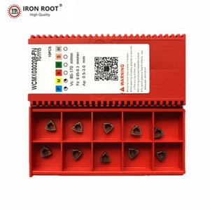 50P WCMX030208-FN TG1115 CNC Lathe Tool Indexable U Drill Carbide Insert For 2D - Picture 1 of 6