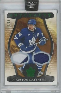 2023-24 Artifacts Materials Emerald Auston Matthews #135 #’d 11/35 - Picture 1 of 2