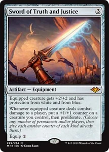 MTG - SWORD OF TRUTH AND JUSTICE - Modern Horizons (M) - Foto 1 di 1