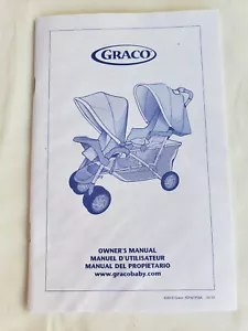 2011 Graco Tandem Baby Stroller (DOUBLE STROLLER) Owner's Manual PD161950A - Picture 1 of 2