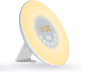 Sunrise Wecklampe Wecker: UKW-Radio, 7 Farben, Sounds, USB-betrieben - Bild 1 von 7
