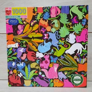 eeBoo Puzzles - Katzen bei der Arbeit - 1000-teiliges Puzzle - brandneu & versiegelt