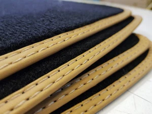 Alfombrillas beige para BMW Serie 5 F10 F11 Facelift año 2013 alfombrillas nuevas - Imagen 1 de 4