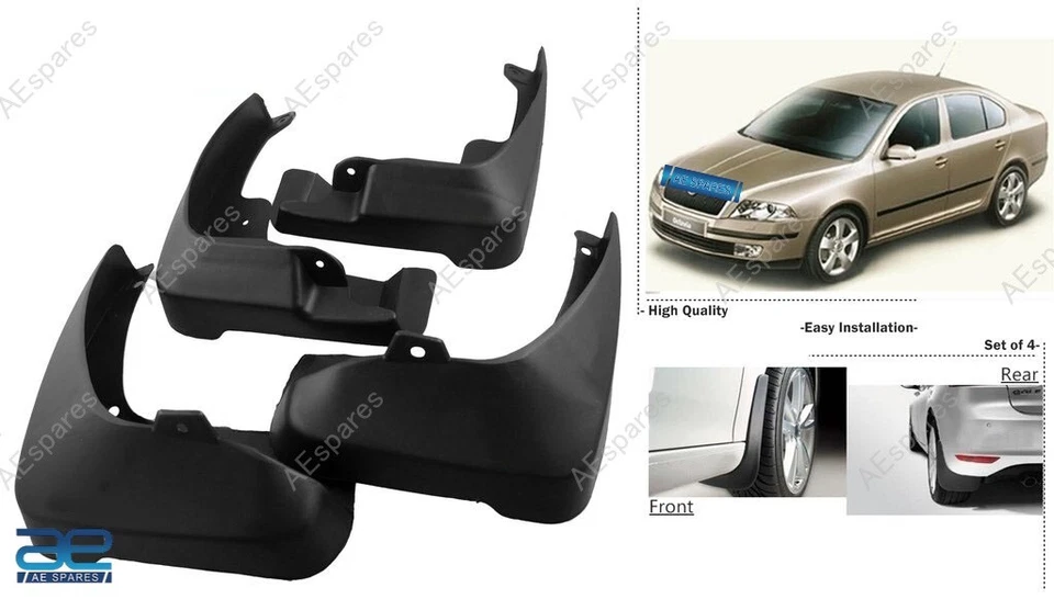 Mud Flap Set of 4 For Skoda Octavia - Image 1 of 1