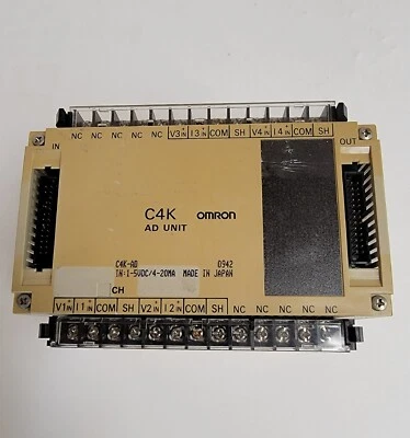 OMRON ANALOG INPUT MODULE. C4K-AD - Image 1 of 3