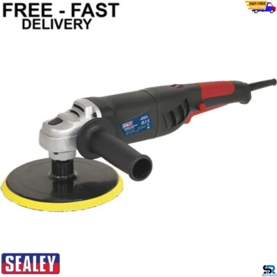 Sealey Polisher Buffer 180mm 1100W 240V Variable Speed Lightweight ER1700P - Image 1 of 4