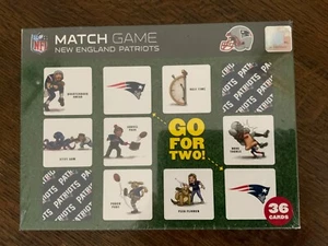 Match Game New England Patriots NFL Team-Specific Illustrations Memory Game - Picture 1 of 2