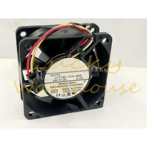 For NMB 2410ML-05W-B69 E51 DC24V 0.17A 60*60*25MM Inverter Cooling fan 2Pin~ - Afbeelding 1 van 2