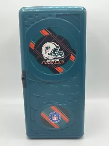 Mini armadietto CD vintage Miami Dolphins 13" SUNCAST NFL plastica calcio - Foto 1 di 11