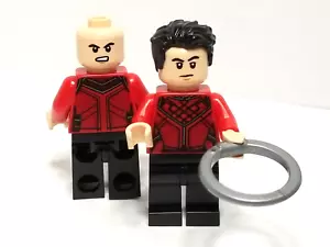 LEGO Asian Marvel Hero SHANG CHI Silver Ring Blade Textured Hair Minifigure - Picture 1 of 1