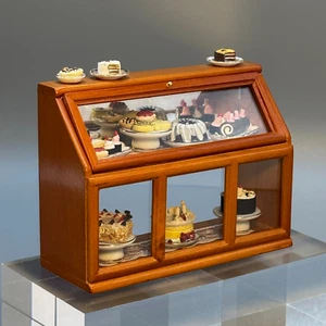 Reutter Bakery Shop Display Case Filled Cakes Retired Dollhouse Miniature 1:12 - Picture 1 of 13