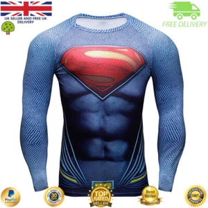 Top de compresión para hombre entrenamiento cross fit MMA ciclismo correr alta calidad cosplay - Imagen 1 de 56