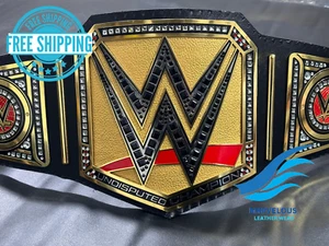 NEW UNDISPUTED WORLD HEAVYWEIGHT CHAMPIONSHIP WRESTLING REPLICA TITLE BELT 2mm - Picture 1 of 6