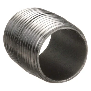 5P667 3/4" x CLOSE schwarzer Stahlrohrnippel, Fitting, MNPT (12er Pack) - Bild 1 von 3