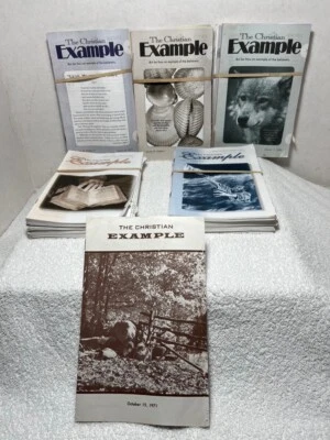 92 Issues THE CHRISTIAN EXAMPLE Mennonite 1971~2010 Religion Theology Stories Foto 1 de 4