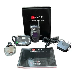 LG VX8300 - Silver (Verizon ) Cellular Flip Phone with Manual & Charger In Box - Picture 1 of 16