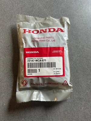 LLAVERO TRANSMISOR HONDA GL1800 GOLDWING 2001-2010 #72147-MCA-671 NUEVO OEM HONDA Foto 1 de 3