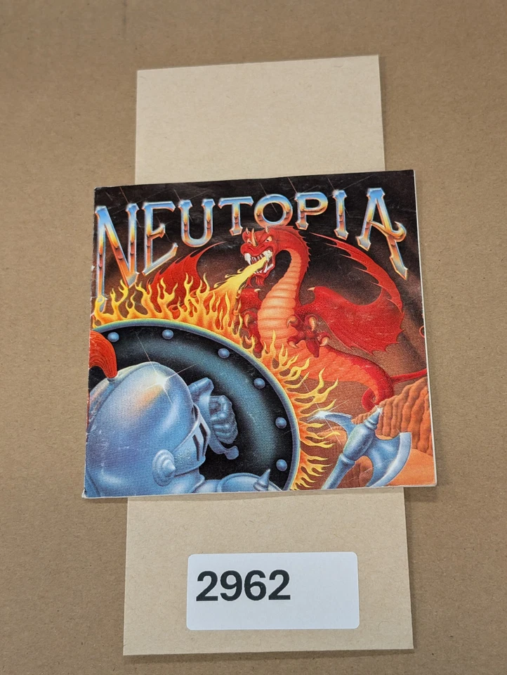 Neutopia- Turbo Grafx - Manual Only **NO GAME! - Image 1 of 2