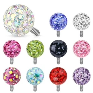 Piercing micro dermal Crystal ferido - Picture 1 of 1