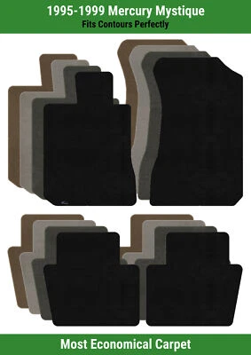 Lloyd Velourtex Front & Rear Row Carpet Mats for 1995-1999 Mercury Mystique  - Image 1 of 4