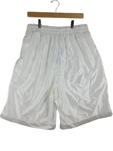 Jordan Basketball Shorts Mens XL White Athletic Training Running Workout Pocket - Picture 1 of 7