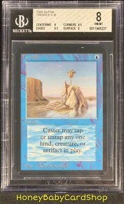 MTG Limited Edition Alpha 1993 Twiddle BGS 8.0Q++ NM/MT Old School 93/94 - Image 1 of 4