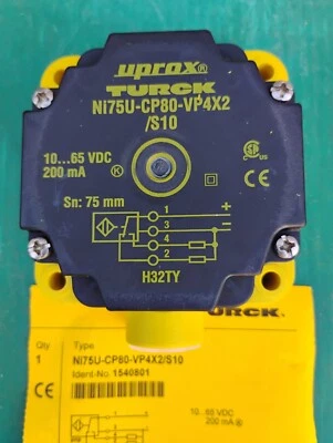 Turck Uprox Ni75U-CP80-VP4X2/S10 Inductive Sensor  –   With Increased Switching - Image 1 of 4