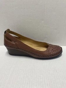 Tacco donna Naturalizer N5 comfort zeppa traforato/taglio laser tg 9,5 marrone - Foto 1 di 10