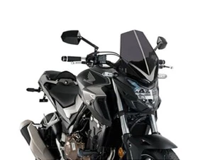 Puig Dark Smoke New Generation Sport Screen Honda CB500 F 2016-2024 - Picture 1 of 3
