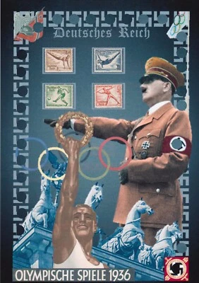 ALLEMAGNE GERMANY DEUTSCHES REICH -  Mi 609 à 612- - N* - 1936 - Photo 1/4