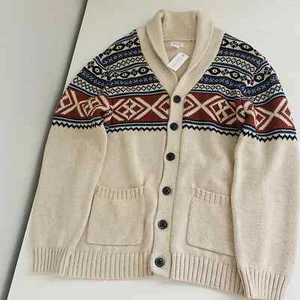 Gymboree Aztec Print Shawl Collar Knit Cardigan Sweater, XL(14), NWT - Picture 1 of 7