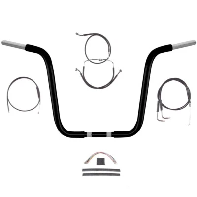 1 1 1/4 дюйма BBlack Wild 1 14 дюймов комплект подвески для обезьян 1996-2006 Harley Road Glide King - Изображение 1 из 2