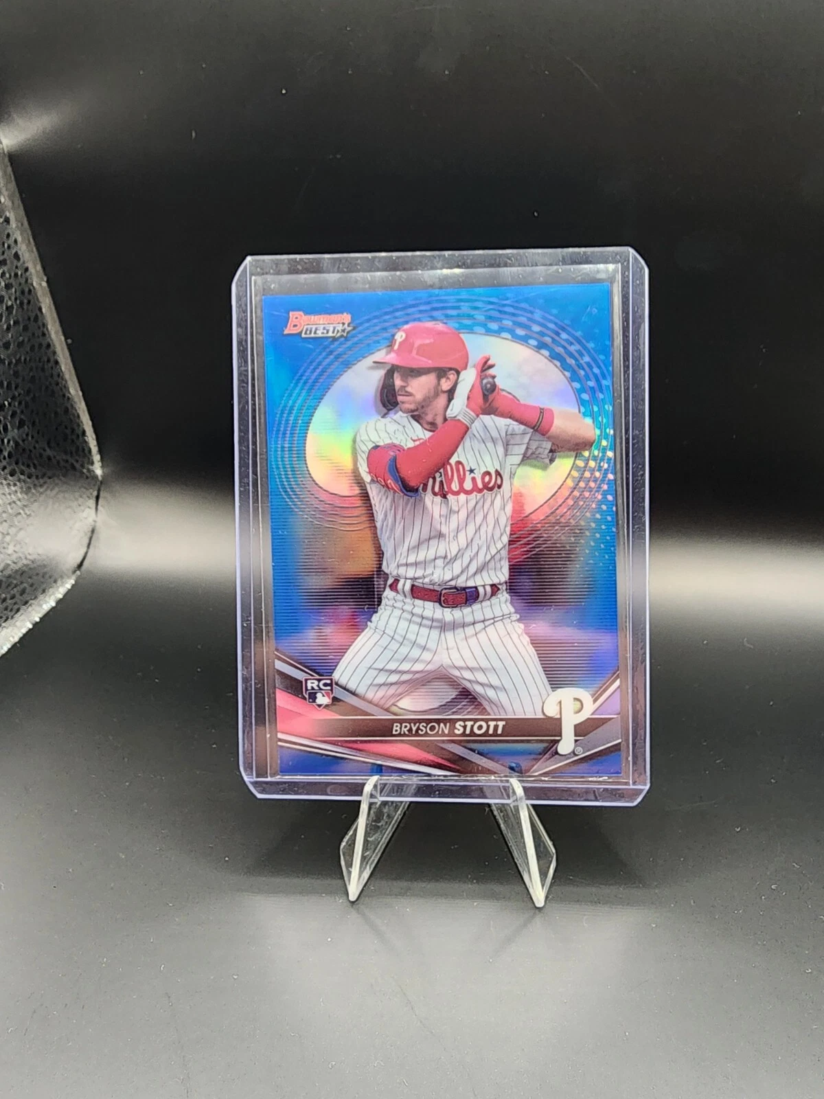 Bryson Stott 2022 Bowman's Best Blue Refractor /150 #2 Rookie RC Phillies