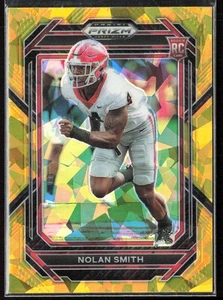 2023 Panini Prizm Draft Picks #177 Nolan Smith Prizms Gold Ice - Picture 1 of 2