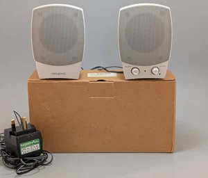 Vintage Creative Labs SoundBlaster SBS 15 10-watowy wzmacniacz głośniki. Nowy w pudełku - Zdjęcie 1 z 8