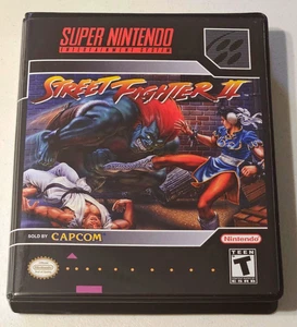 Street Fighter II The World Warrior CASE Super Nintendo SNES Box BEST Quality - Picture 1 of 5