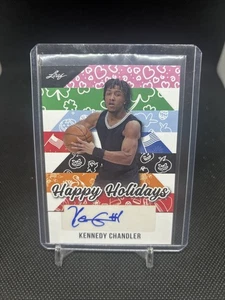 Kennedy Chandler Leaf Holiday Auto Autographed Card - Picture 1 of 2