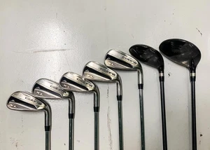 Set of Cobra XL Speed 7 Piece Golf Set - 2 Woods 5 Irons 6 7 8 9 P 15 & 18 Deg. - Picture 1 of 19
