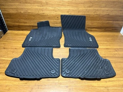 2015-2021 Audi A3 8V All-Weather Floor Mats Black Set Of 4 8V5061502 OEM - Изображение 1 из 4