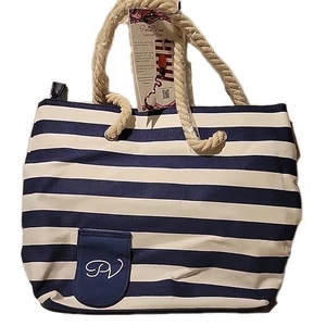 Strand Wein Geldbörse/Beuteltasche mit verstecktem auslaufsicherem Isolierfach Platz für 1,5 Liter - Bild 1 von 9