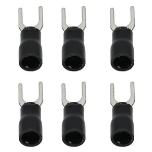 100PCS Insulated Wire Terminal U Type Fork Spade Electrical Crimping Copper. - Picture 1 of 24