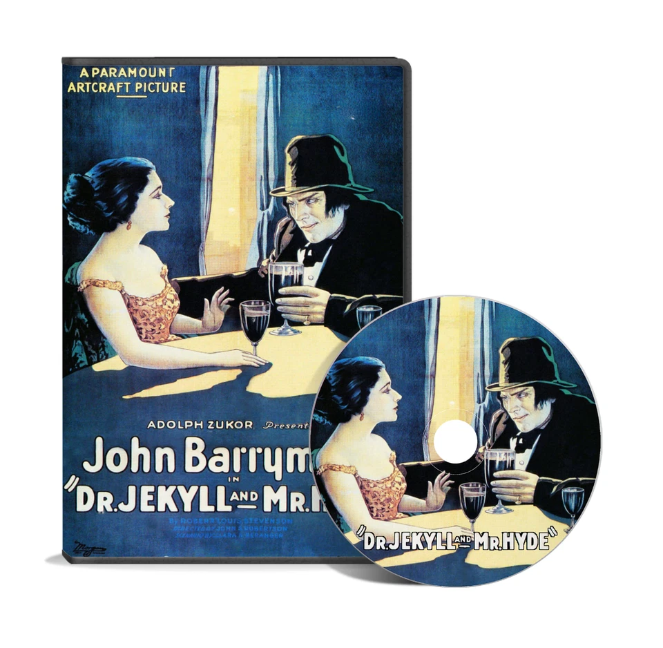 Dr. Jekyll and Mr. Hyde (1920) Drama, Horror, Silent DVD - Image 1 of 1