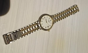 Vintage 1980s quartz Rotary Gold-Plated Unisex Wristwatch – New Battery Fitted - Picture 1 of 1