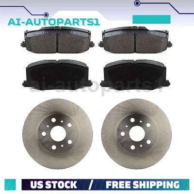 Juego de rotores de freno delanteros + pastillas de freno para Toyota Camry 1988 1989 1990 1991 Foto 1 de 4