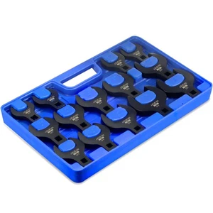 14-Piece Jumbo Crowfoot Wrench Set,1/2" Drive Metric Crowfoot Wrenches 27 to ... - Picture 1 of 7