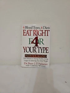 Dr. Peter J. D'Adamo and 1 more Eat Right 4 Your Type Hardcover Book - Picture 1 of 2