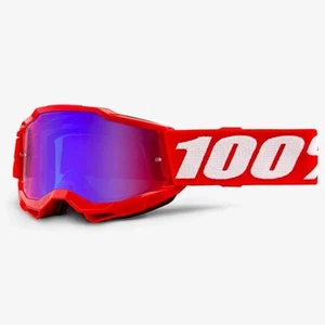 Gafas 100 % (MX) - Juveniles - Accuri-2 - Rojo con Rojo/Azul Iridio - Imagen 1 de 1